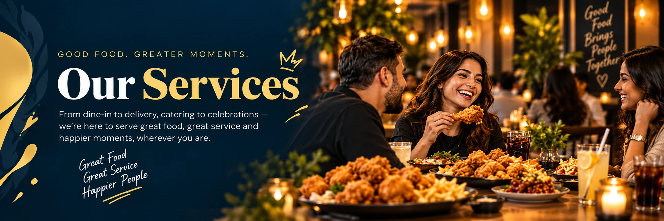 Services banner
